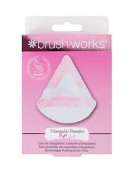 Brushworks Triangular Powder Puff Duo - 2
