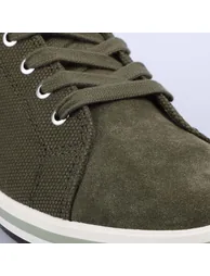 حذاء رياضة رجالي بأكمام قصيرة لون أخضر - 4