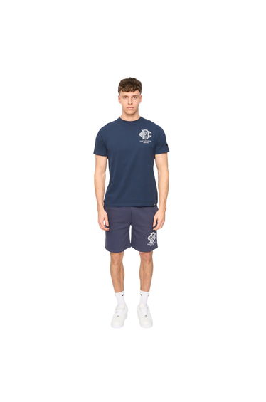 Duck and Cover Mens Randolph Logo Casual T-Shirt - Navy