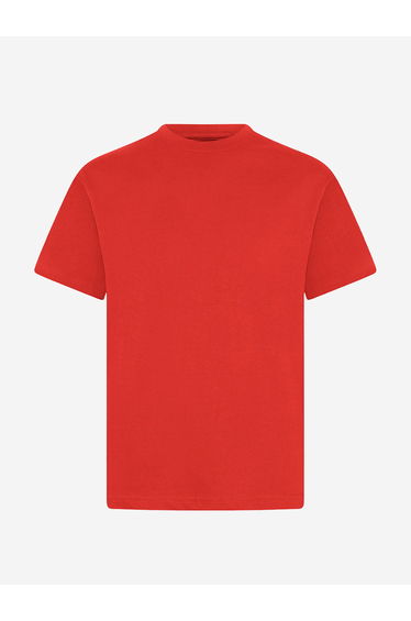 Kids School Crew Neck T-Shirt in Red