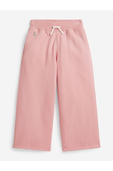 Ralph Lauren Girls Wide Leg Joggers in Pink