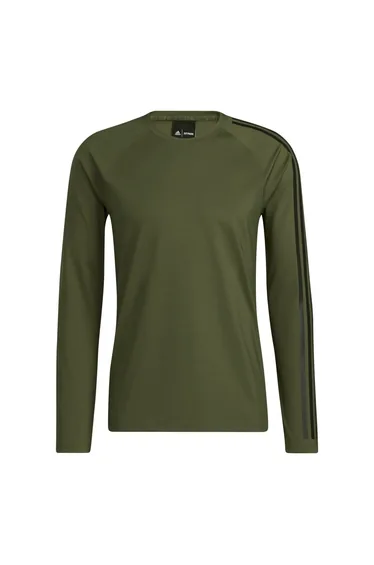 Adidas Mens Originals Crew Neck Regular Long-Sleeved T-Shirt - Green