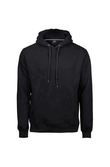 Tee Jays Mens Hooded Sweatshirt - Black