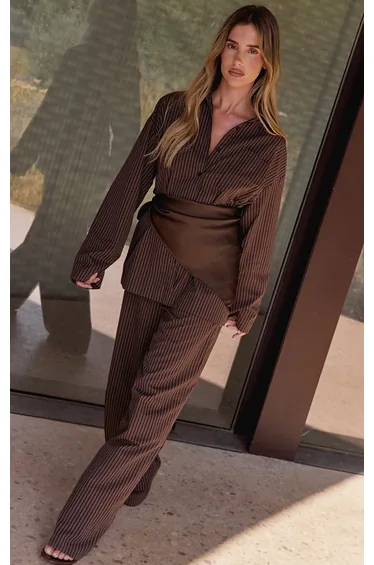 Dark Chocolate Satin Headscarf