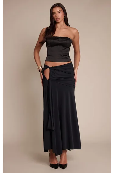 تنورة بريتي ليتل ثينق ماكسي سوداء