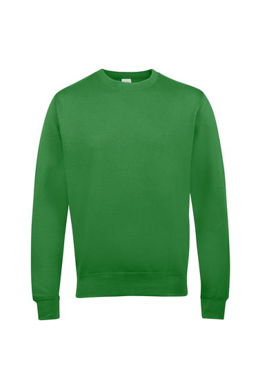 AWDis Just Hoods AWDis Crew Neck Plain Sweatshirt (280 GSM) - Kelly Green