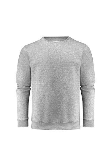Harvest Mens Alder Crew Neck Sweatshirt - Grey Melange