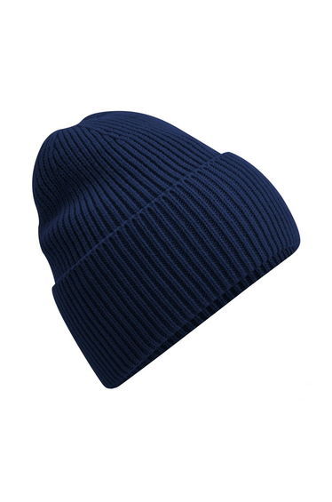 Beechfield Unisex Adult Cuffed Oversized Beanie - Oxford Navy