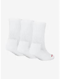 Kids Jumpman Crew Socks Set in White - 1