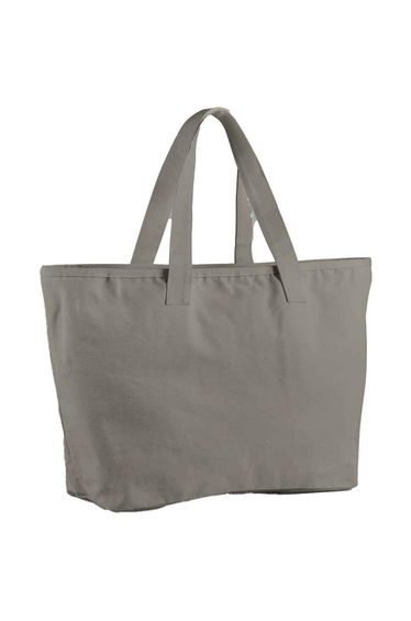 Westford Mill Canvas Heavy Duty Tote Bag - Mushroom