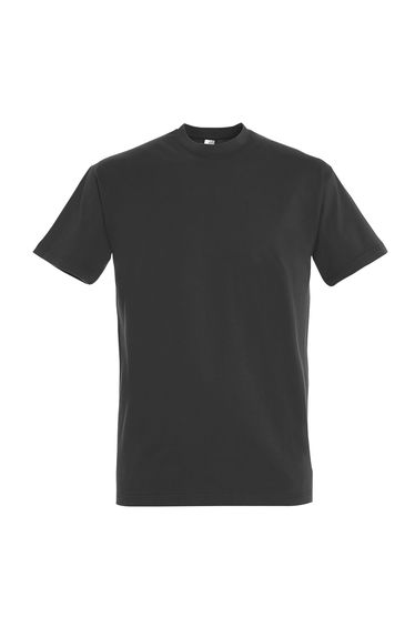 SOLS Mens Imperial Heavyweight Short Sleeve T-Shirt - Dark Grey