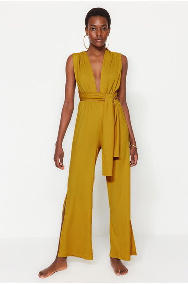 Jumpsuit - Green - Relaxed fit