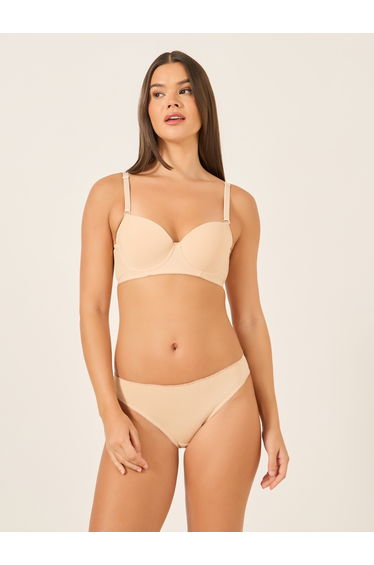 Solid Padded Wired Push Up Bra