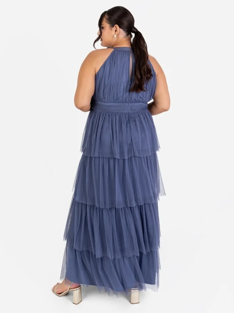 sachin and babi light blue dress MILANO HALTER DRESS PINK