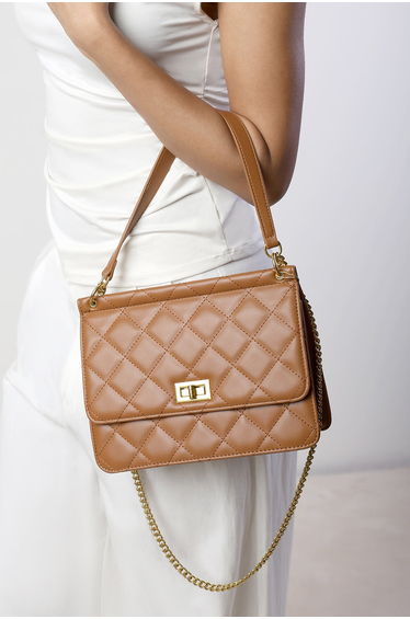 Arisbeth Quilted Cross Body Shoulder Bag