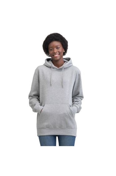 Mantis Unisex Adult Essential Marl Hoodie - Heather Grey