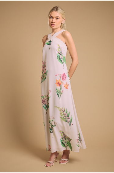 Halterneck Maxi Dress