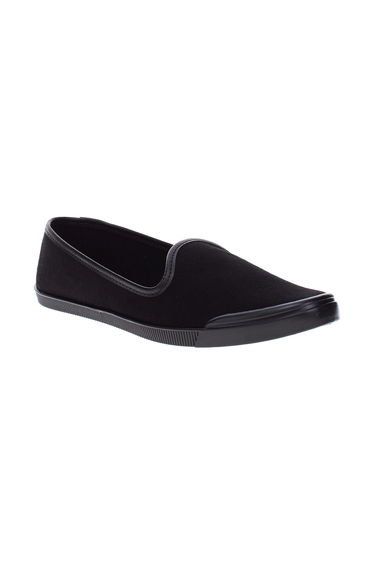 Textured Slip-On Flat Shoes