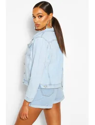 Denim Western Jacket - mid blue - 1