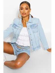Denim Western Jacket - mid blue - 3