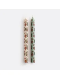 Set of 2 Ina Printed Candles