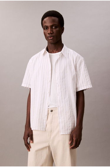 Ss Supima Chest Emb Crewneck Tee White
