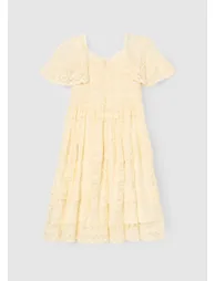 Annabelle Vintage Lace Mesh Dress - 6