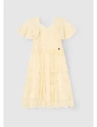 Annabelle Vintage Lace Mesh Dress - 5