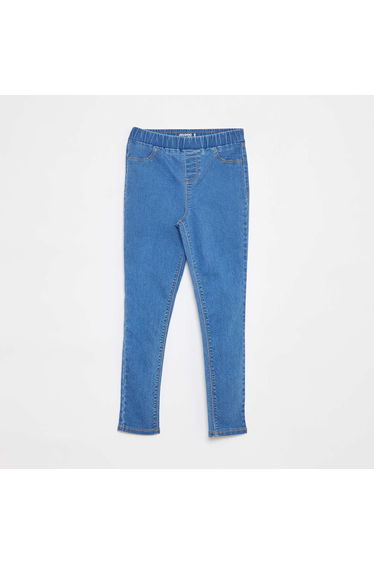 Plain jeggings BLUE