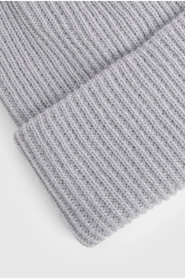 Basic Rib Beanie - grey product thumbnail 3