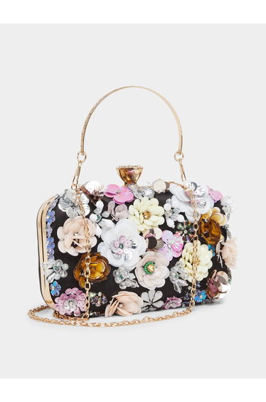 Floral Embellished Clutch