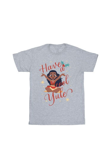 Moana Girls Have A Cool Yule T-Shirt - Sport Grey