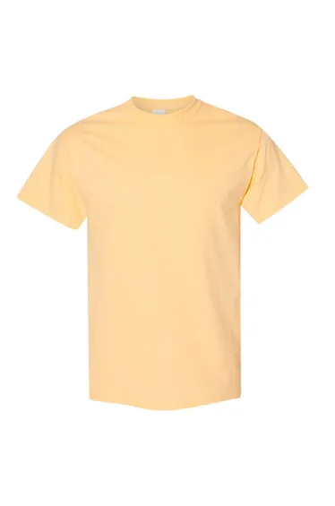 Gildan Mens Heavy Cotton Short Sleeve T-Shirt - Yellow Haze