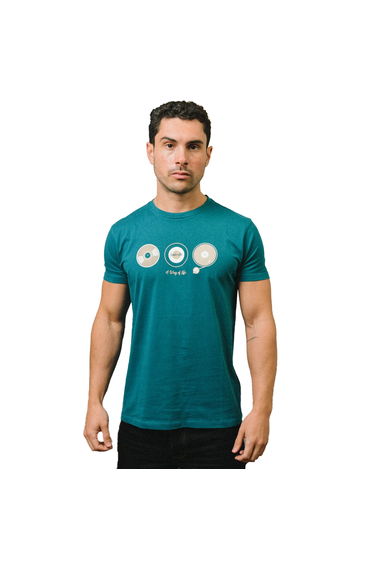 Lambretta Mens A Way Of Life Vinyl Record T-Shirt - Gulf Coast