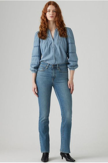 725 Bootcut Jeans with High Waist