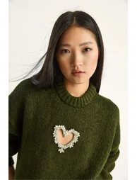 سترة بيانكو لوتشي أخضر بأكمام طويلة - 5