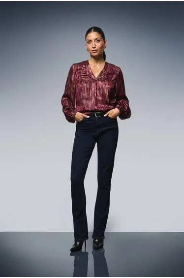 Abstract Metallic Overhead Shirt