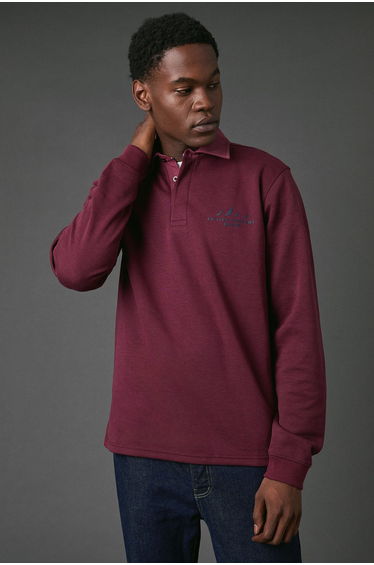 Burgundy Sailing Academy Rugby Top