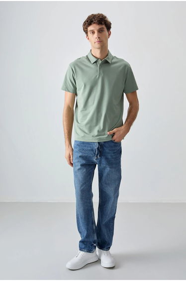 TOMMY Oversized Polo Collar T-Shirt
