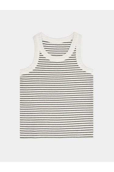 Girls Striped Cotton Vest