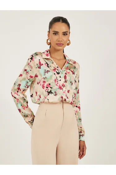 Floral Print Regular Fit Shirt