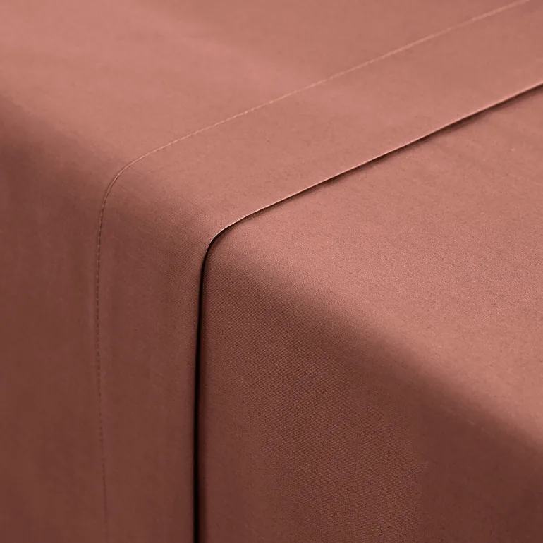 شرشف سرير قطن سادة - 2