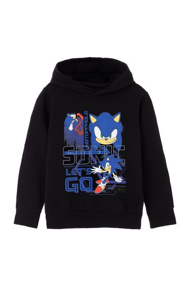 Sonic The Hedgehog Boys Let´s Go Hoodie - Black