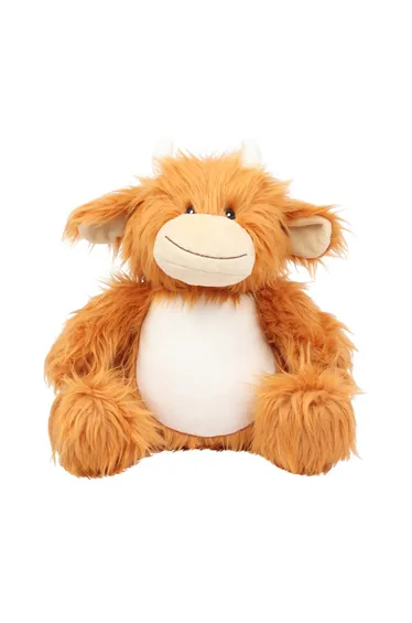 Mumbles Babies/Childens/Kids Zippie Highland Cow - Brown