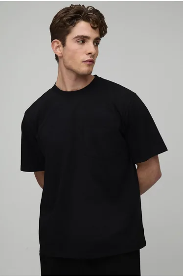 Relaxed Pocket T-shirt - black