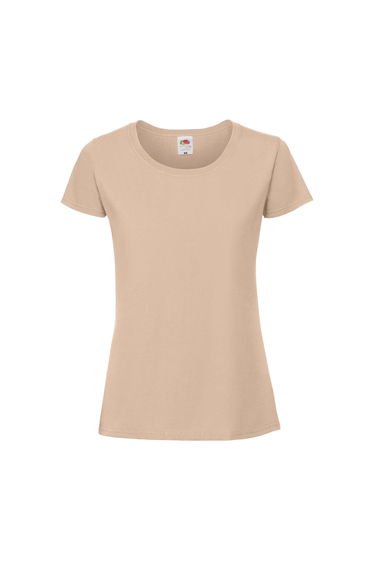 Fruit Of The Loom Womens/Ladies Ringspun Premium T-Shirt - Desert Sand