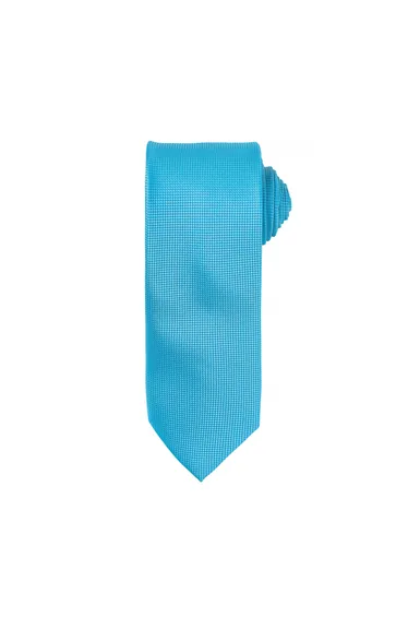 Premier Mens Micro Waffle Formal Work Tie - Turquoise