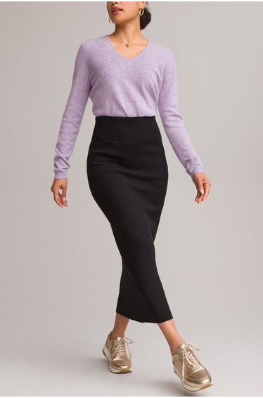 Knitted Pull-On Skirt
