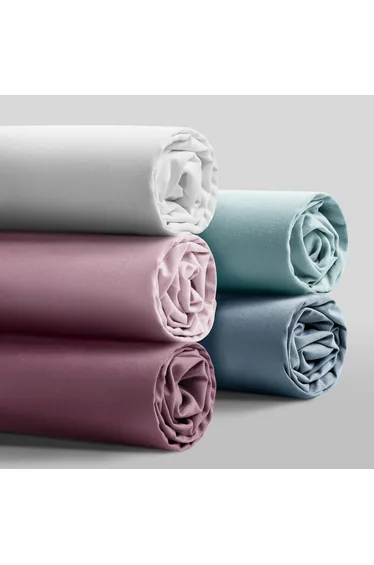 Xelie Pack of 2 Babys Pure Cotton Plain Fitted Sheets