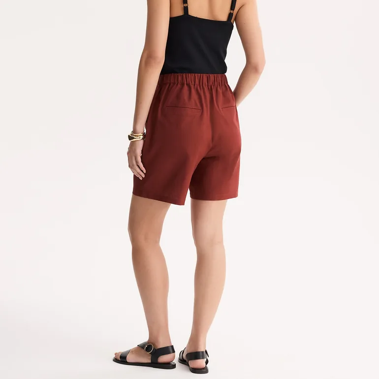 Linen Blend Shorts - 3